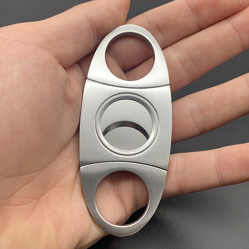 Cigar Cutter New Stainless Steel Metal Classic Cutter Guillotine Cigar Scissors Gift  Cigar Accessories  Humidors  Cutters
