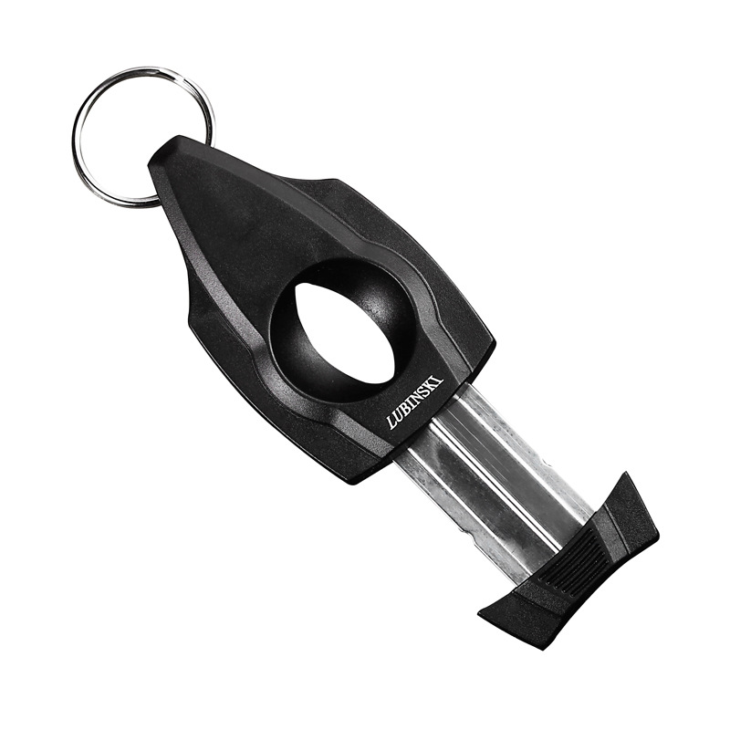 Cigar Cutter Sharp V-Cut Stainless Steel Cigar Guillotine Black Pocket Cigar Accessories Scissors Tobacco-Related Products