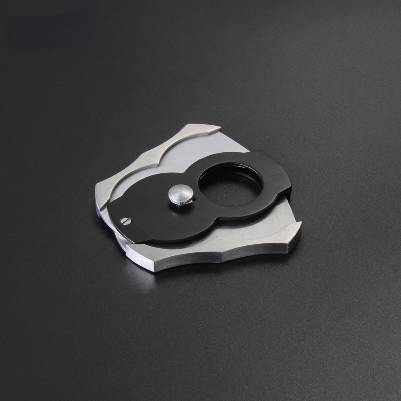 Cigar Cutter Knife Cigar Scissors Stainless Steel Cigar Knife Double Blades Cigar Cutter Puncher Guillotine Smoking Cigar Tool
