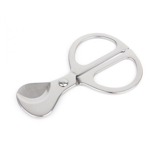 Cuban Cigar Scissors Cigar Cutter Knife Head Guillotine Portable Stainless Steel Cigar Knife Cutter Puncher Cigar Smoking Tool