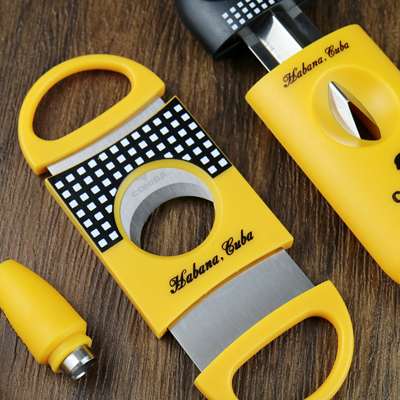 Cigar Set Portable Cutter V-Cut Sharp Stainless Steel Blade Cigars Guillotine Puncher Cutting Knife Cigar Accessory