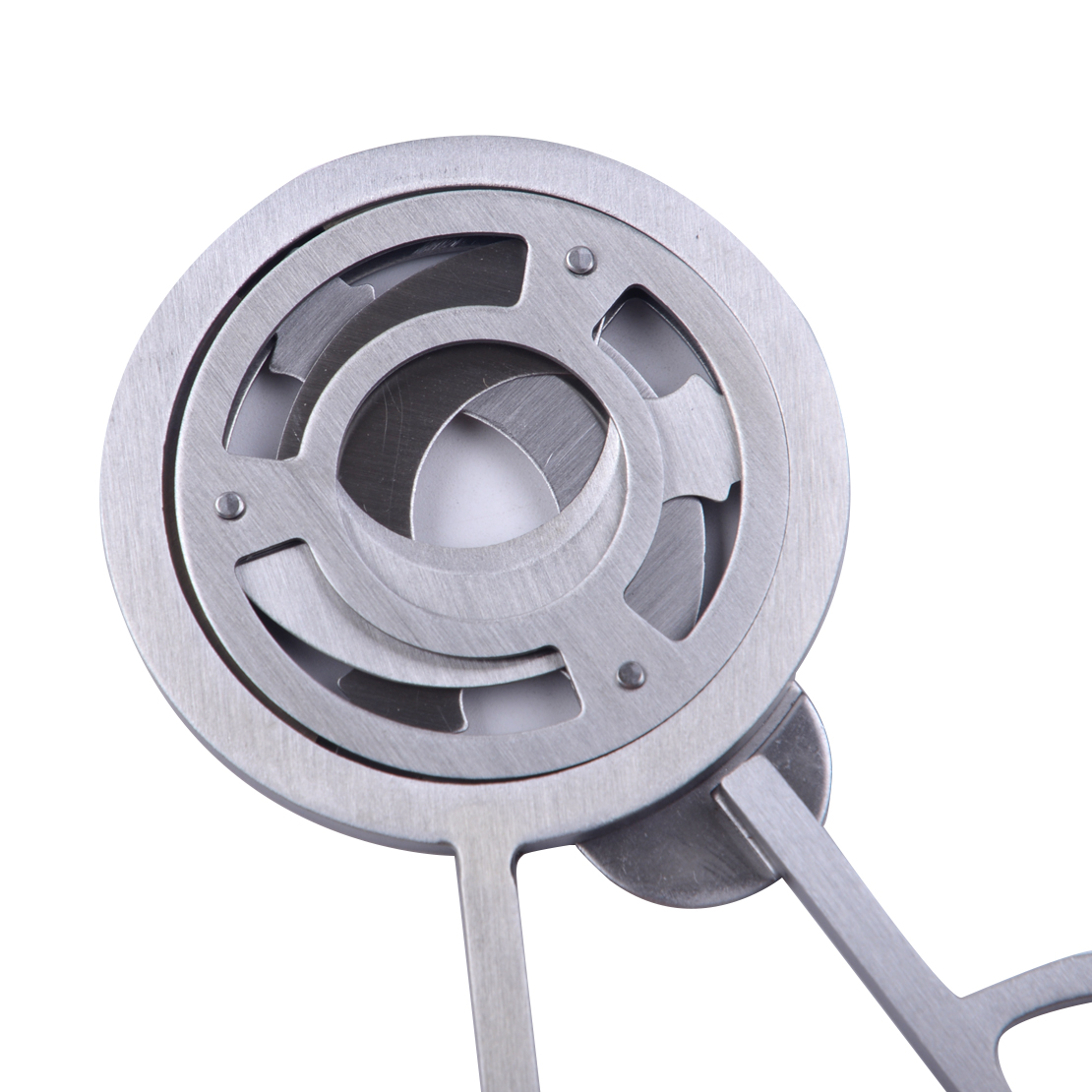 Stainless Steel Durable Silver Triple 3 Blades Knife Cigar Cutter Tobacco Cigarette Scissors Clipper Tool