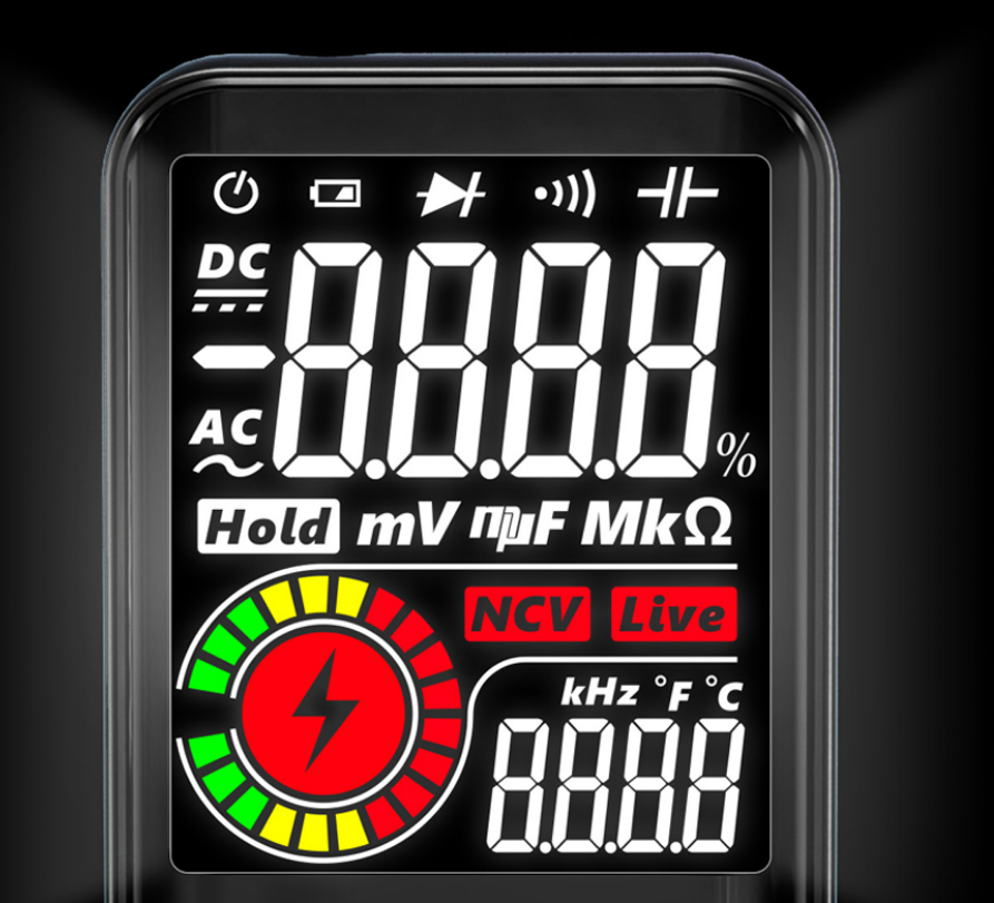 S10 Digital Multimeter 9999 T-RMS 3.5"LCD Color Display DC AC Voltage Capacitance Ohm Diode multimetro NCV Hz Live wire Tester
