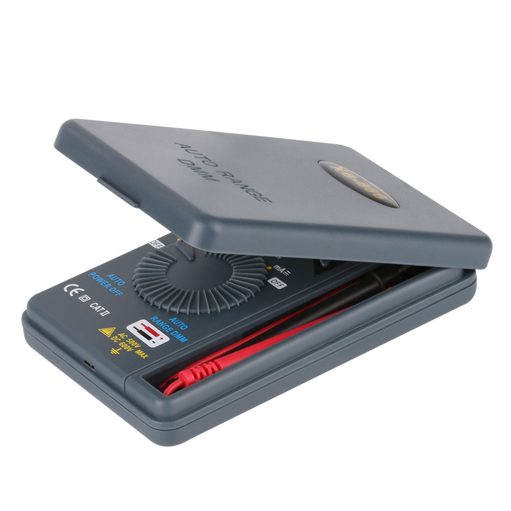 XB866 LCD Digital Multimeter Auto Range AC/DC Pocket Ammeter Voltmeter Tester Tool Meter