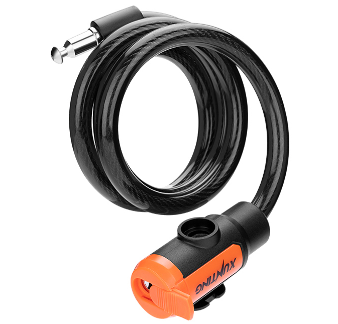 Mountain Bike Cable Lock Key Electric Password Fixed Anti-Theft Steel Bicycle Lock Bike Accessories 100cm