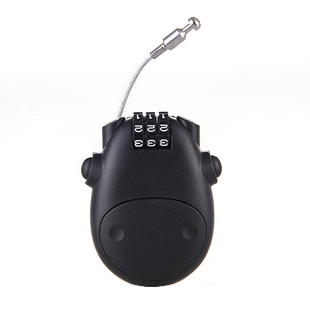 Telescopic Wire Rope Steel Cable Code Lock Suitcase Car Sled Bicycle Helmet High-precision Code Wheel Password Lock for Bike