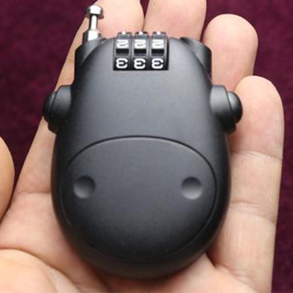 Telescopic Wire Rope Steel Cable Code Lock Suitcase Car Sled Bicycle Helmet High-precision Code Wheel Password Lock for Bike