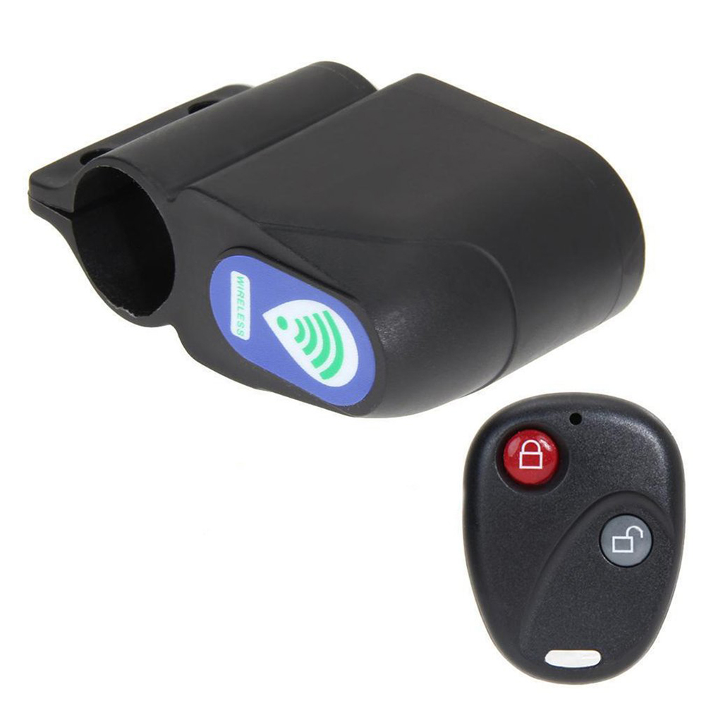 Bicycle Remote Control Alarm Anti-theft Alarm Car Lock Mountain Bike Anti-theft Device with Remote Control Anti-Theft Bike Lock