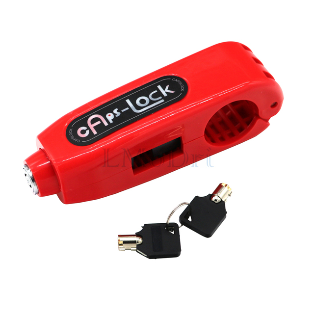 LMoDri Universal Motorcycle Lock Scooter Handlebar Safety Lock Brake Throttle Grip Anti Theft Protection Security Locks