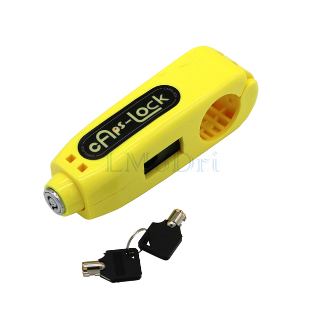 LMoDri Universal Motorcycle Lock Scooter Handlebar Safety Lock Brake Throttle Grip Anti Theft Protection Security Locks