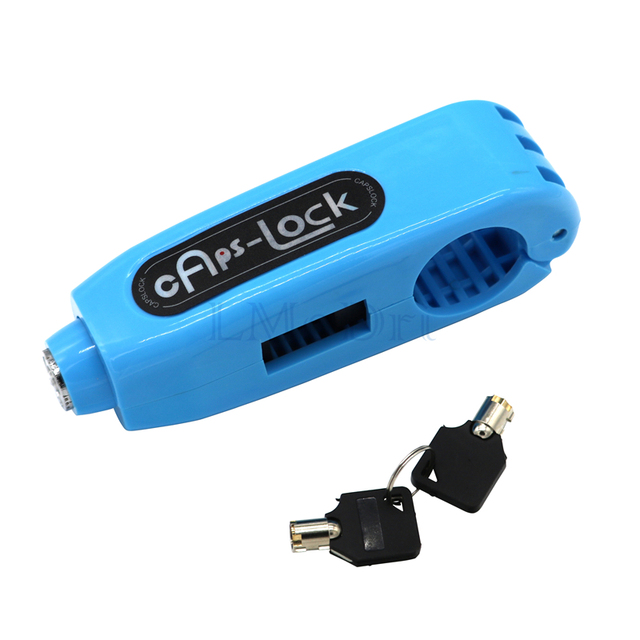 LMoDri Universal Motorcycle Lock Scooter Handlebar Safety Lock Brake Throttle Grip Anti Theft Protection Security Locks