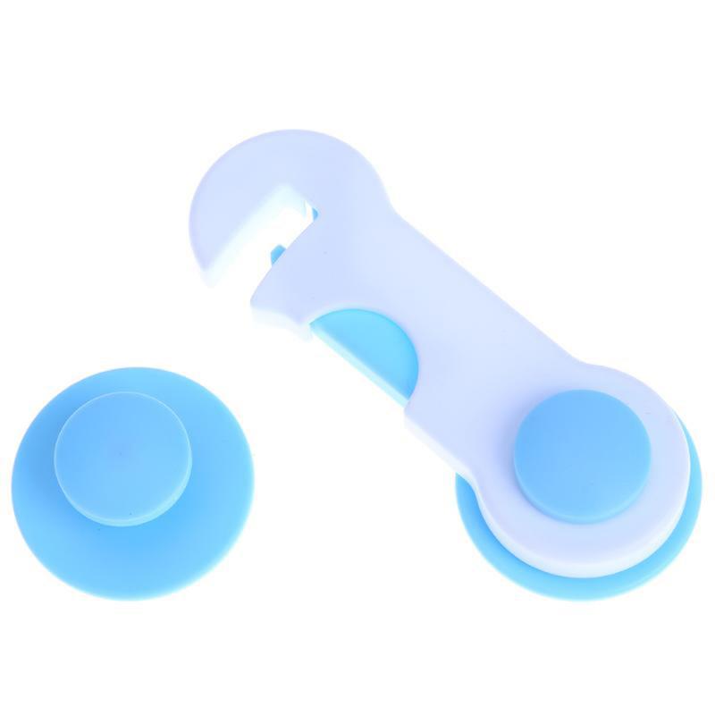 2pcs Child Baby Safety Lock Children Cabinet Drawer Door Fridge Blockers Plastic Lock For Kids Safety Safety Lock