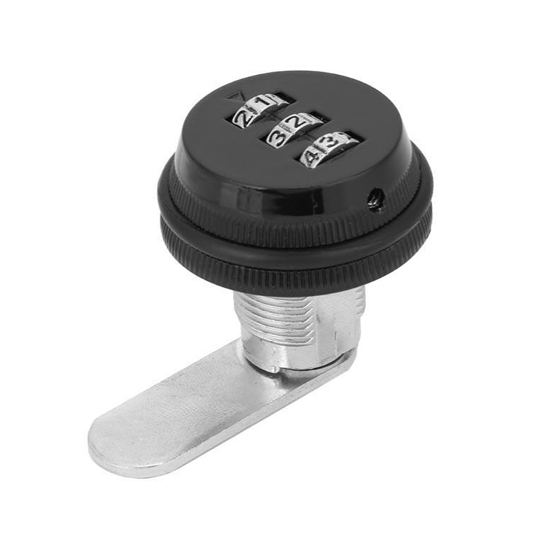 3 Digits Password Smart Lock Clockwise Anti-clockwise Door Lock Digital Electronic Cabinet Door Lock Drawer Password Locker