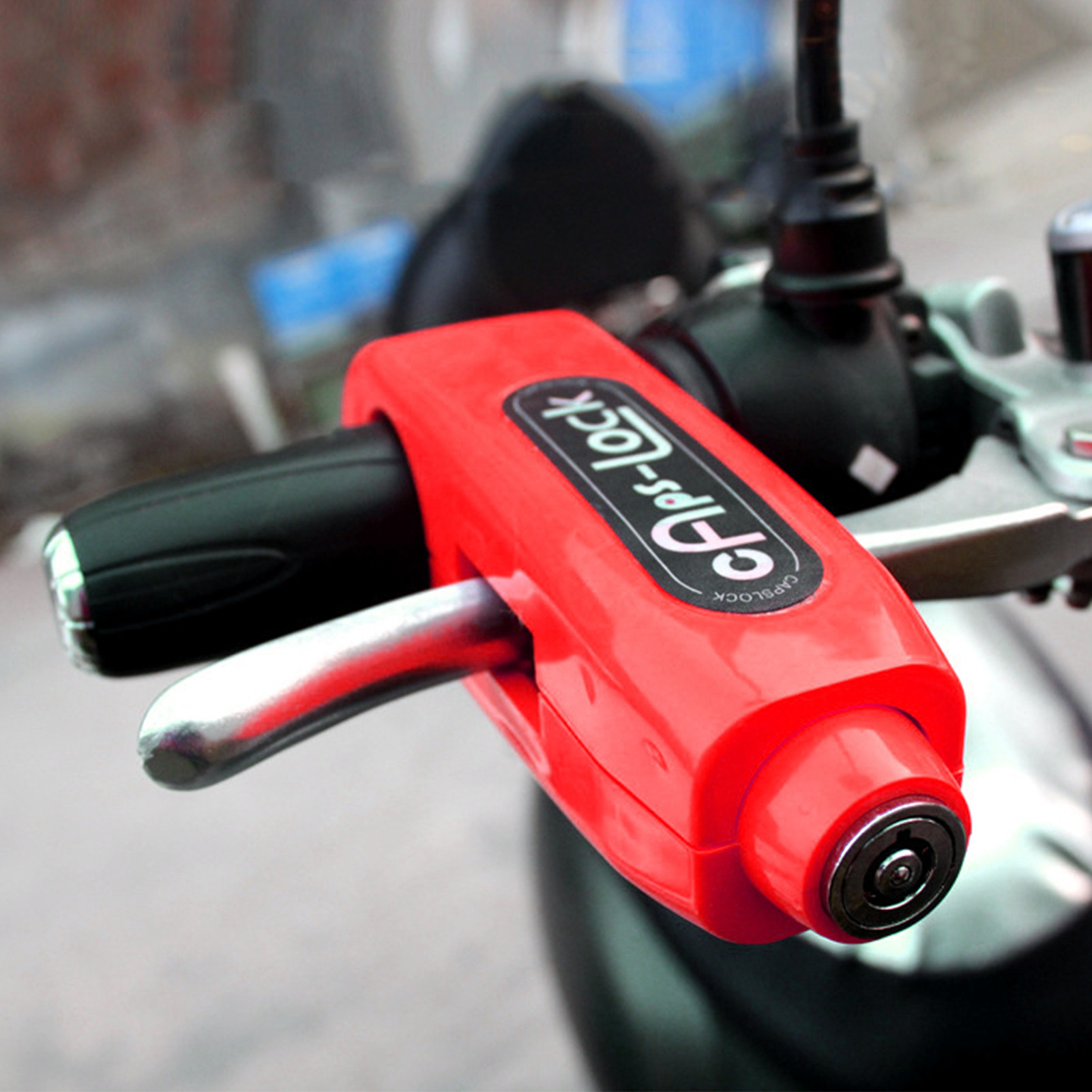 Motorcycle Grip Lock Anti-theft Throttle Handlebar Lock For Honda