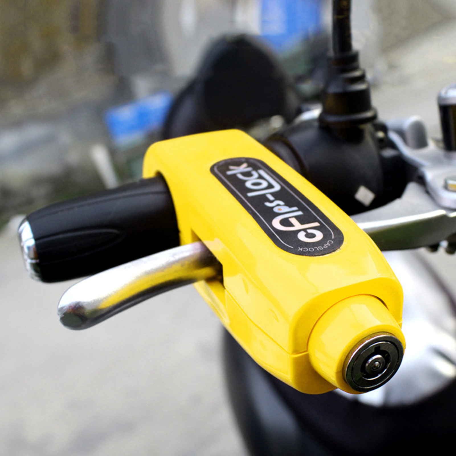 Motorcycle Grip Lock Anti-theft Throttle Handlebar Lock For Honda