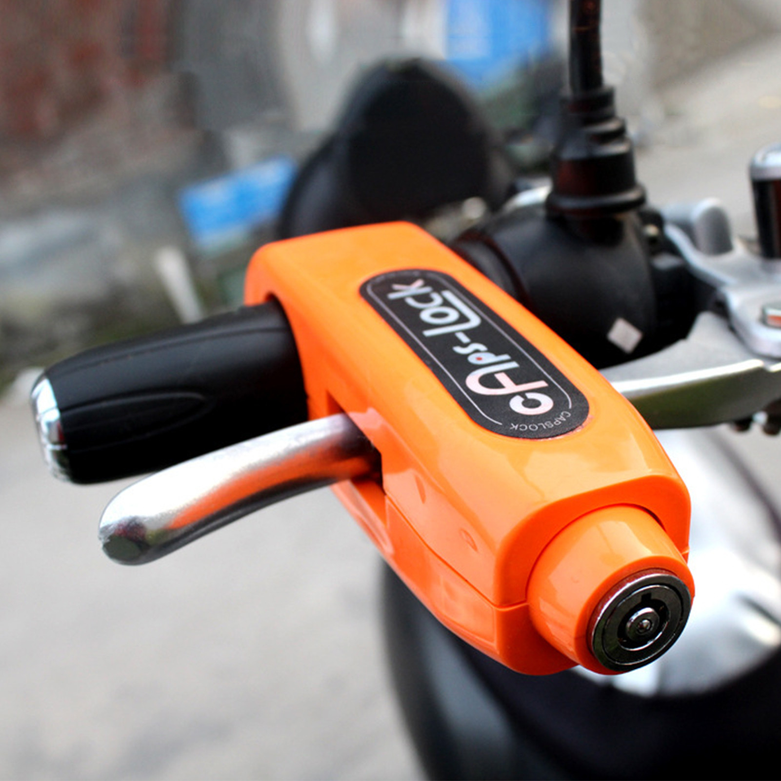 Motorcycle Grip Lock Anti-theft Throttle Handlebar Lock For Honda