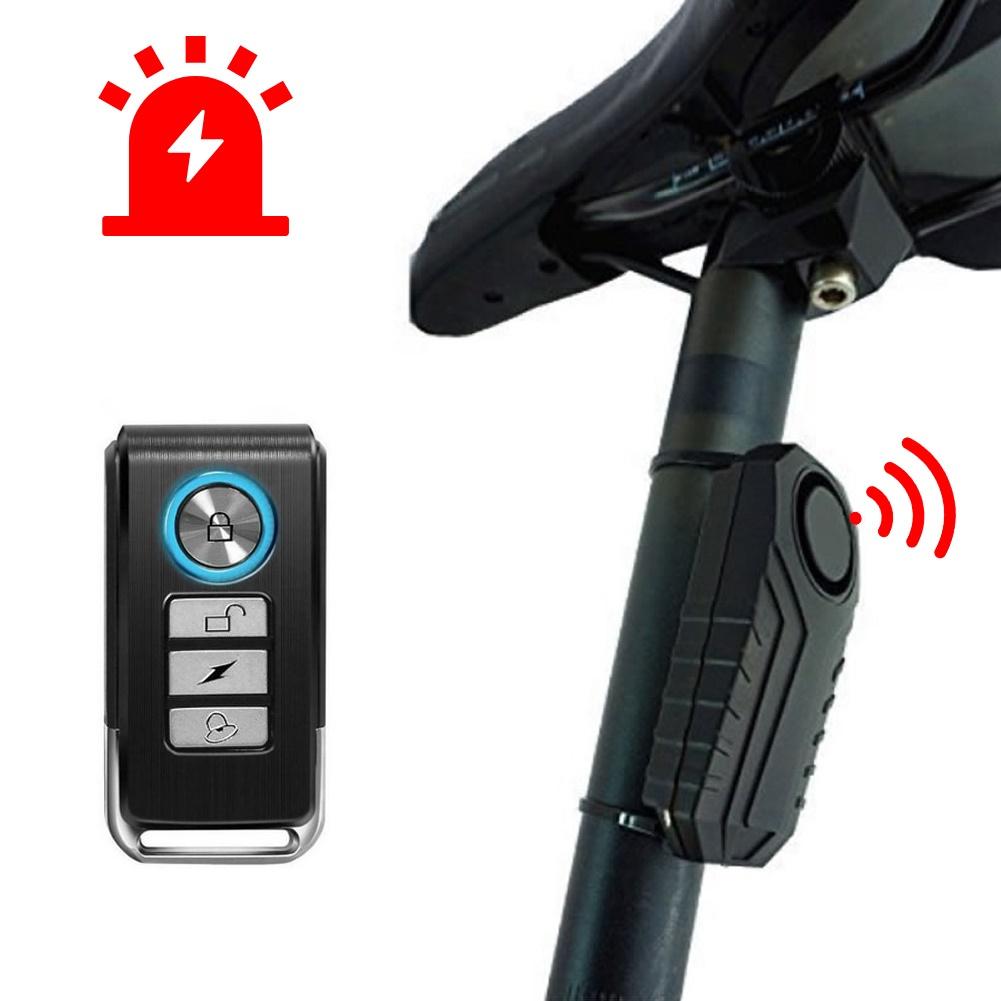 Sensitive Remote Control Electric Bike Security Anti-theft Vibration Sensor Warning Alarm Motorcycle Accessories Supplies