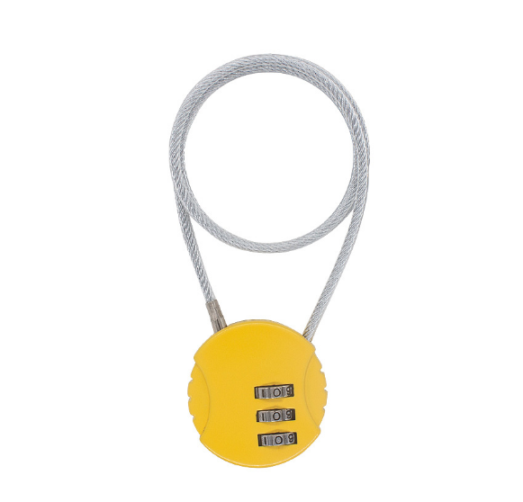 Combination Lock for Tri-car Bicycle Motorcycle Anti-theft Password Lock for Helmet 3 Digit Combination Travel Password Lock