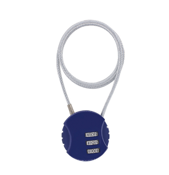 Combination Lock for Tri-car Bicycle Motorcycle Anti-theft Password Lock for Helmet 3 Digit Combination Travel Password Lock