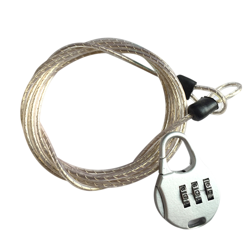 Anti-theft Password Lock Steel Cable Luggage Security Protector Bike Chain Locks Backpack Padlock