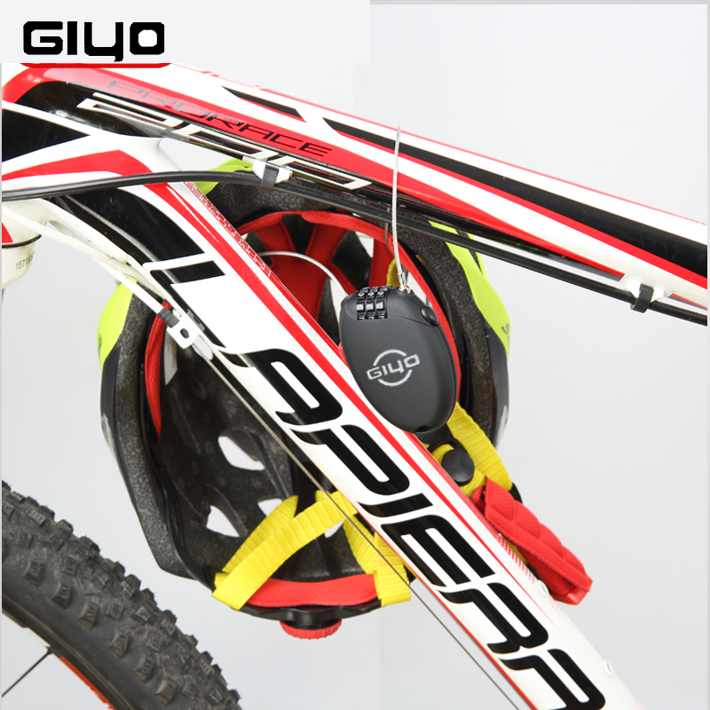 Multi Function Mini Cable Bicycle Lock Password Bike Lock Cycling Helmet Lock Anti Theft Code Padlock Lock For Bicycle