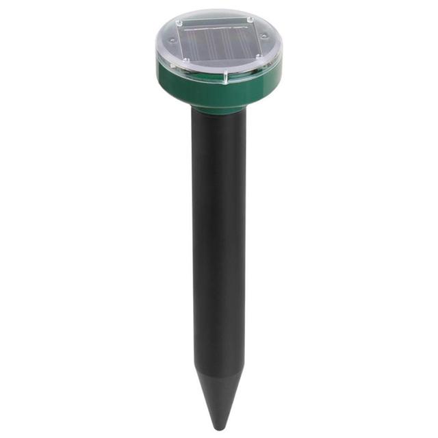 1pcs Solar Powered Ultrasonic Sonic Mouse Mole Pest Rodent Repeller Repellent Yard LED Light Repeller Outdoor Lamp Yard Garden