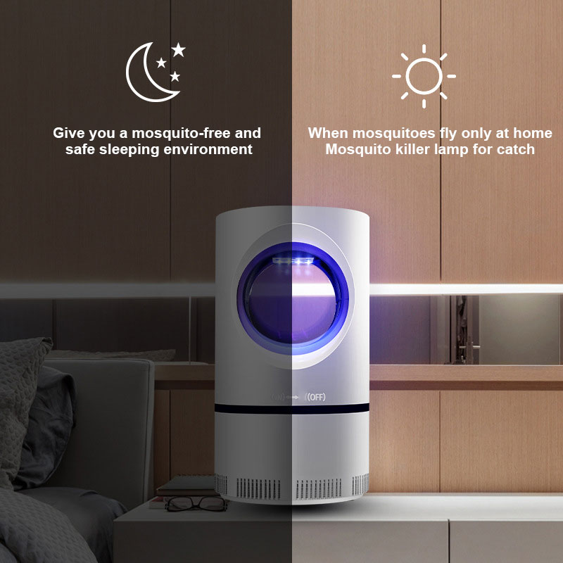 Bionic Inhalation Mosquito Killer Lamp Anti Mosquito Repellent UV Electric Kill Bug Insect Zapper Usb Mute Household Fly Trap