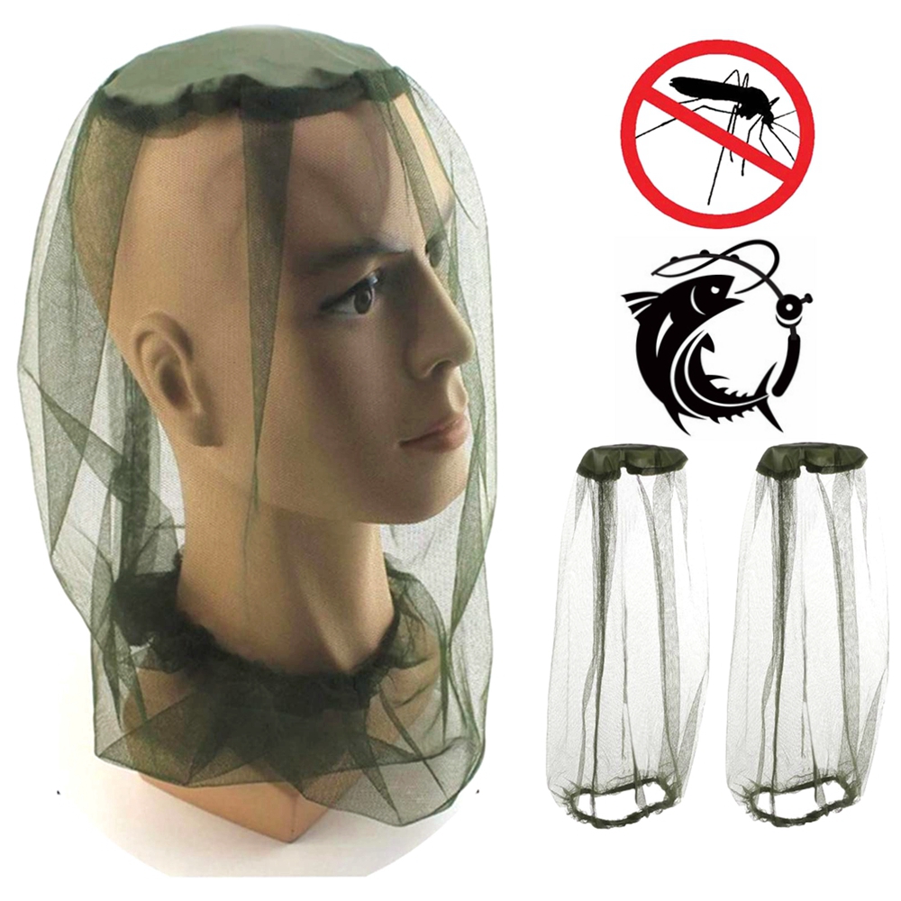 Outdoor Fishing Cap Mosquito Head Net Anti-bee Insect Bug Repellent Face Head Protector Men Travel Camping Fishing Hat