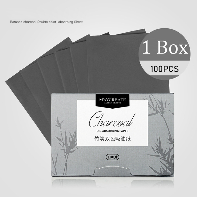 100Pcs/box Face Oil Blotting Paper Protable Matting Face Wipes Facial Cleanser Oil Control Oil-absorbing Face Cleaning Tools