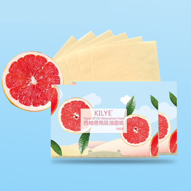 100PCS Face Oil Blotting Paper Protable Matting Face Wipes Face Cleanser Oil Control Wipes Oil-absorbing Face Cleaning Tool