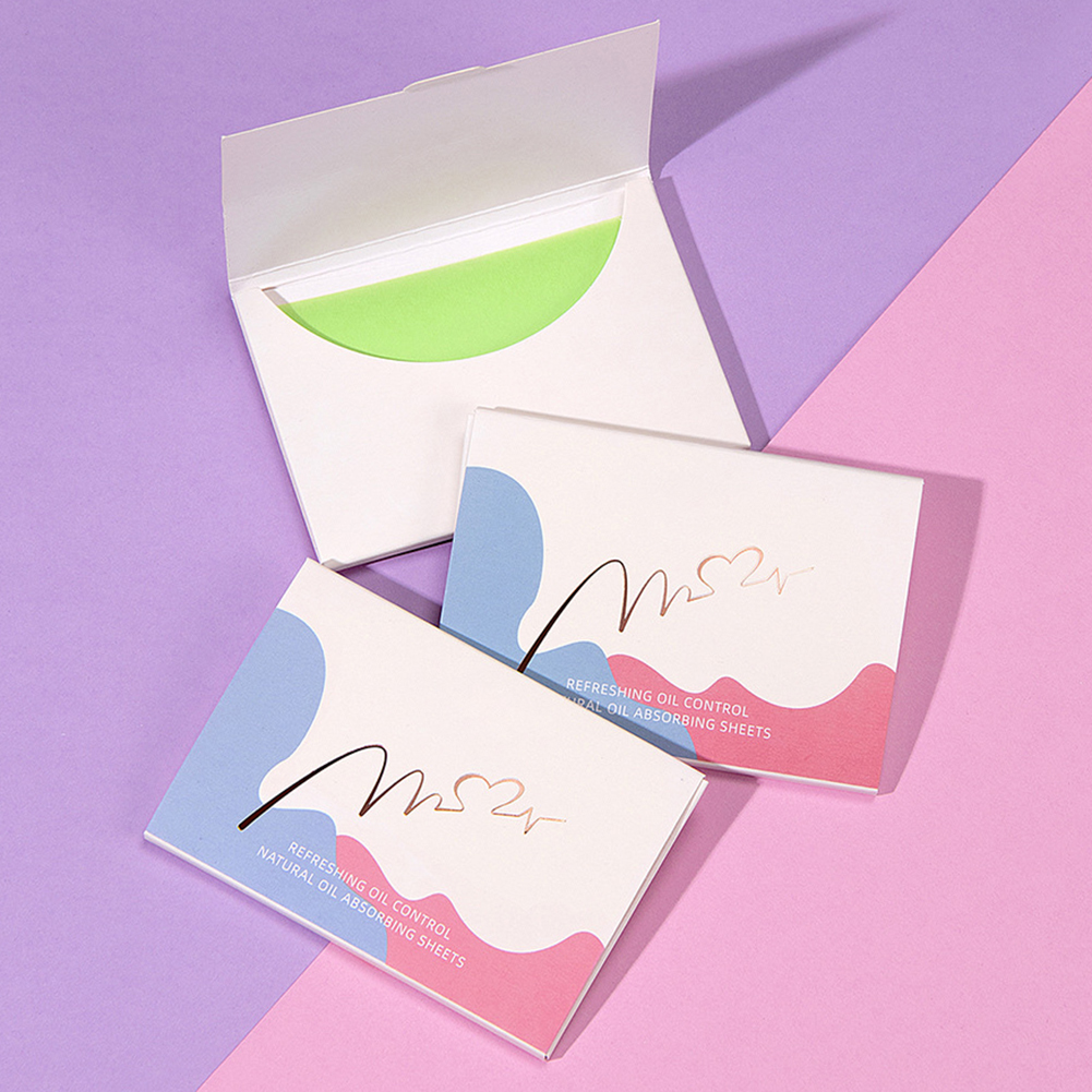 Facial Tissue Papers Oil Blotting Tissue Papers Face Oil Control Absorbing Film Facial Makeup Cleansing Face Tools