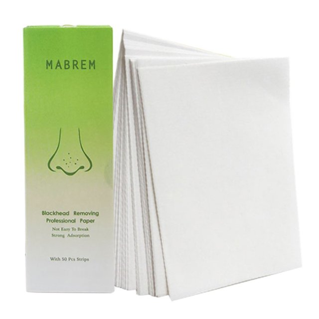 150pcs Blackhead Removing Professional Paper Blackhead Remover Paper Nose Strip Acne Treatment Paper Oil Control Special Matting