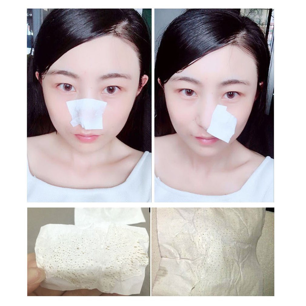 150pcs Blackhead Removing Professional Paper Blackhead Remover Paper Nose Strip Acne Treatment Paper Oil Control Special Matting