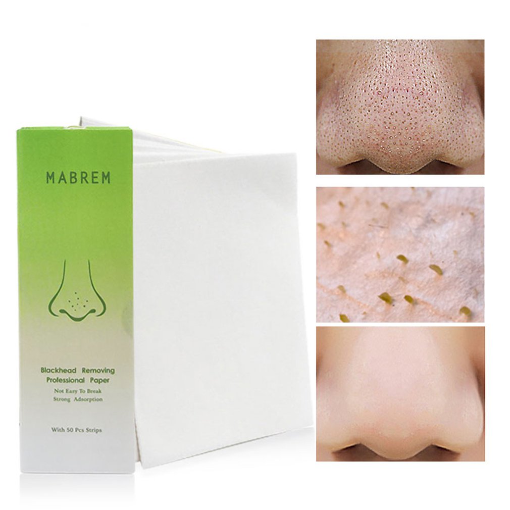 150pcs Blackhead Removing Professional Paper Blackhead Remover Paper Nose Strip Acne Treatment Paper Oil Control Special Matting