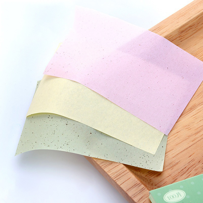 300pcs/3bag Oil Contol Paper Face Cleaning Wipes Absorbing Oil Blotting Paper Sheet Oily Matting Tissue Cleaning Paper Face Care
