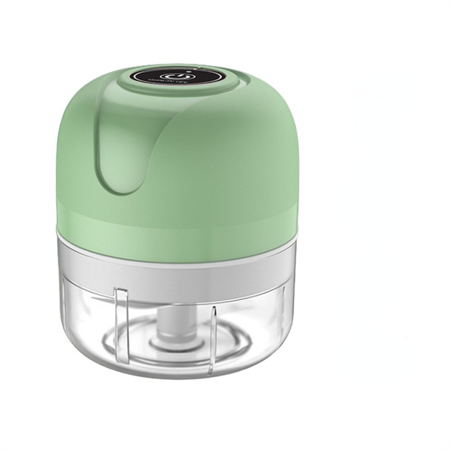 100ml Electric Mini Garlic Crusher Chopper USB Charging Ginger Chili Vegetable Masher Machine Kitchen Tool Gadgets
