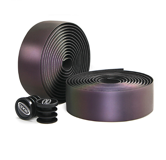 Road Bike Noctilucent Speed Handlebar Tapes Light Reflective Dazzle Cycling Bar Tape PU Leather Colorful Bicycle Fork Grip Tape