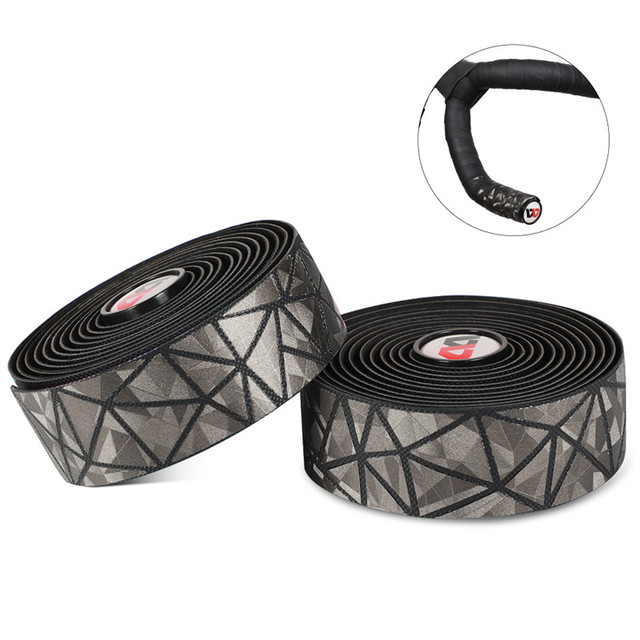 Soft Road Bicycle Handlebar Tape Professional Anti-slip Bike Handlebar Tape Shock Absorption Cycling Wrap End Plug