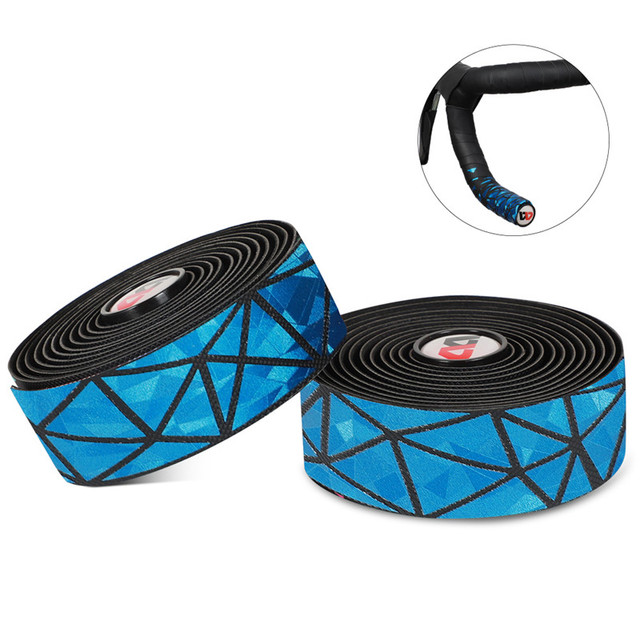 Soft Road Bicycle Handlebar Tape Professional Anti-slip Bike Handlebar Tape Shock Absorption Cycling Wrap End Plug