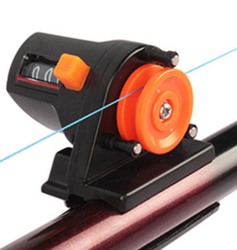 Fish Finder Wire Gauge 0-999M Portable Meter Length Counter Tool Tackle Fishing Line Depth Counter Digital Display Length Gauge