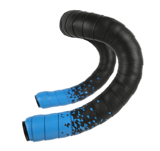 Bike Handlebar Tape Road Bicycle Two-Colors Bar Tapes PU Leather Surface EVA Foam Cycling Handle Bar Wraps With End Plugs