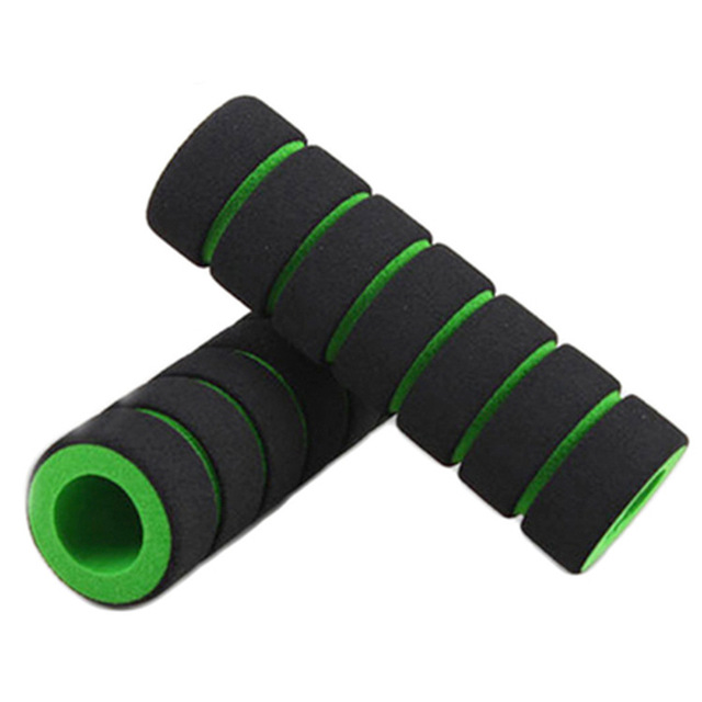 1pair Bicycle Motorcycle Handle Bar Foam Sponge Grip Cover Non-slip Soft Handlebar Bike Bar