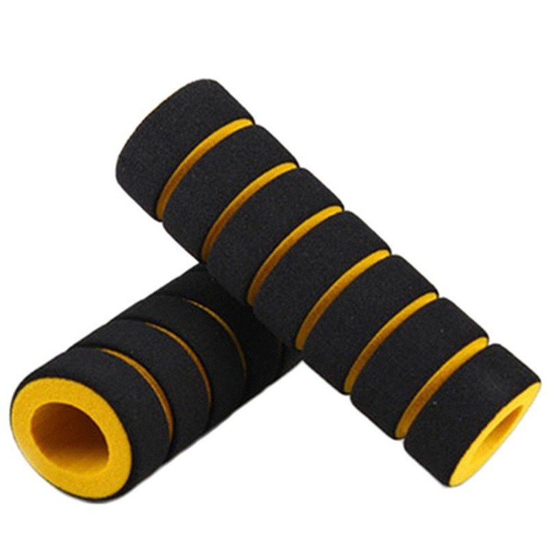 1pair Bicycle Motorcycle Handle Bar Foam Sponge Grip Cover Non-slip Soft Handlebar Bike Bar