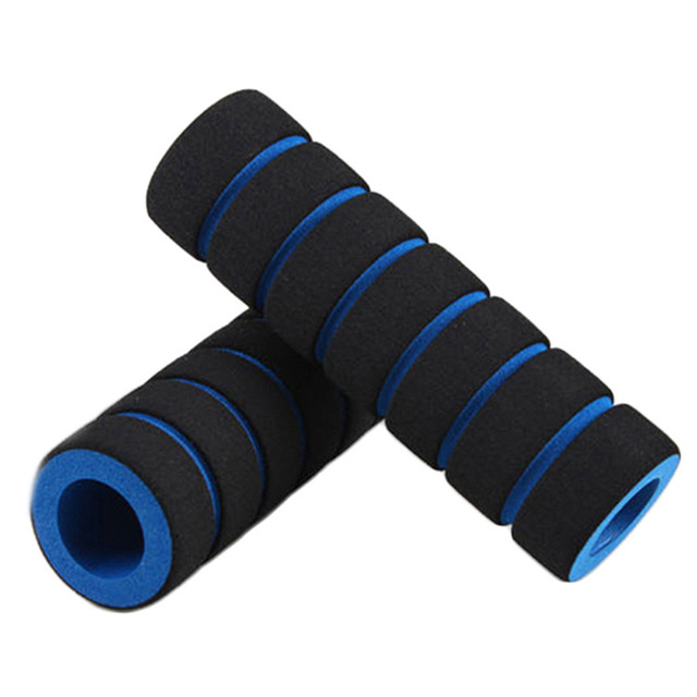 1pair Bicycle Motorcycle Handle Bar Foam Sponge Grip Cover Non-slip Soft Handlebar Bike Bar
