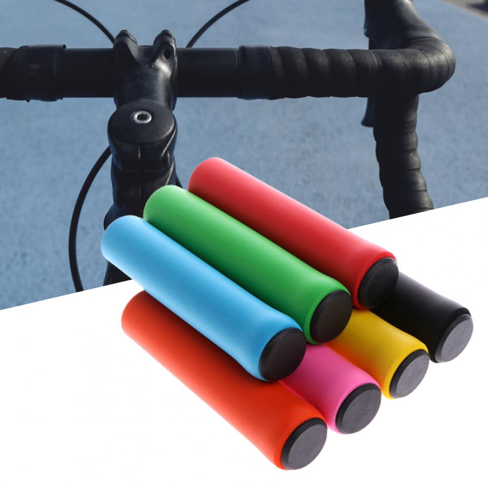 1 Pair Mountain Bike Handle Bar Grip Wrap ​Bicycle Brake Lever Non-slip Silicone Cover Protector Removable Handlebar Grip Cover