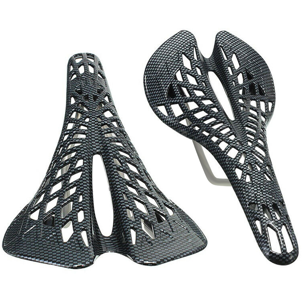 Mountain Road Bicycle Seat Saddle Carbon Fiber Racing Bike Riding Hollow Saddle Seats Bike Cycling Parts MTB Cycling Equipment