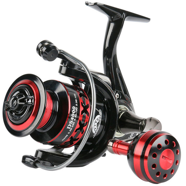 Fishing Reel Metal Line Cup Spool 2000-7000 Series Spinning Wheel 5.0:1 4.7:1 Max Drag 12Kg Fishing Tackle Reel Saltwater