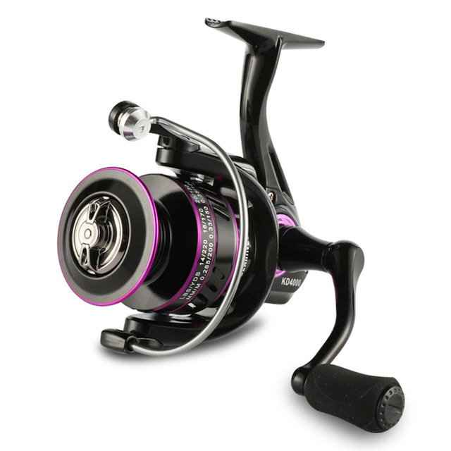 WaterProof Spinning Wheel Casting Line Cup Fishing Tackle Fishing Reel Metal Spool 1000-6000 Series 10KG Max Drag