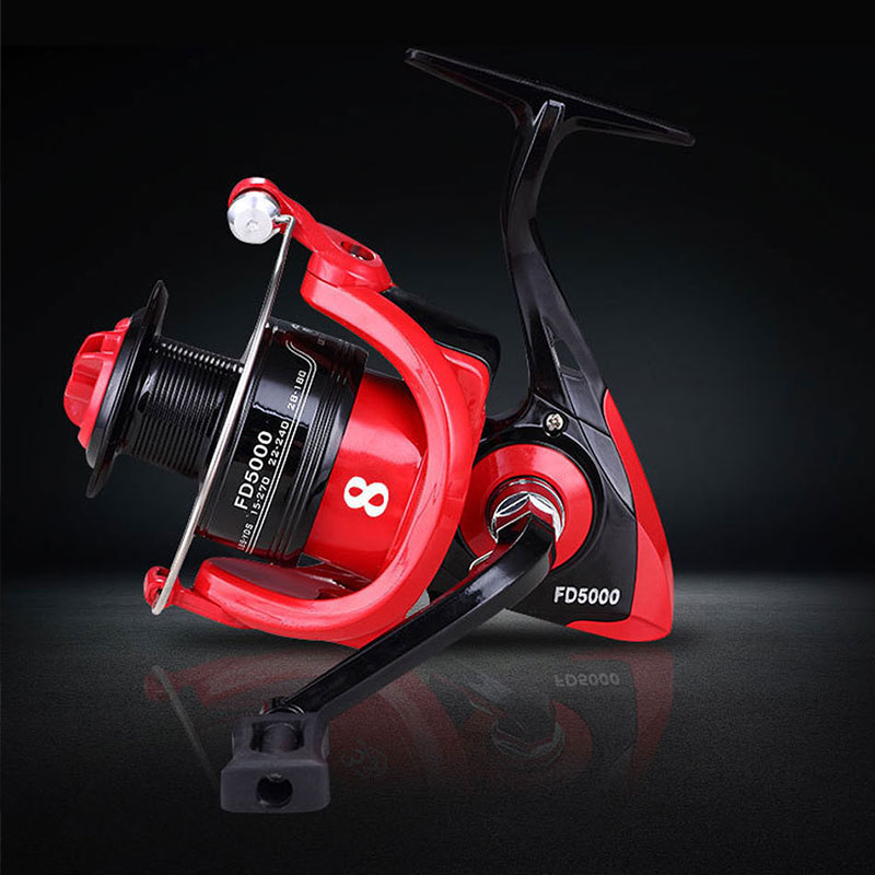 Fishing Reel Spinning Full Metal Spool Spinning Reel 8-10Kg Max Drag Carp Fishing Reel Reel Fishing Accessories FD1000-6000