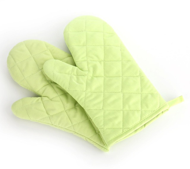 2pcs Cotton Glove Fashion Multicolor High Temperature Resistant Tray Dish Bowl Holder Oven Potholder Kitchen Hand Mitts Bakeware New
